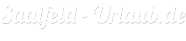 Logo Saalfeld Urlaub